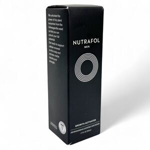 NEW Sealed Nutrafol Men's Growth Activator Hair Serum 1.7 FL OZ Exp 8/24